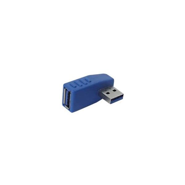 (まとめ)変換名人 変換プラグ USB3.0 A右L型 USB3A-RL【×10セット】