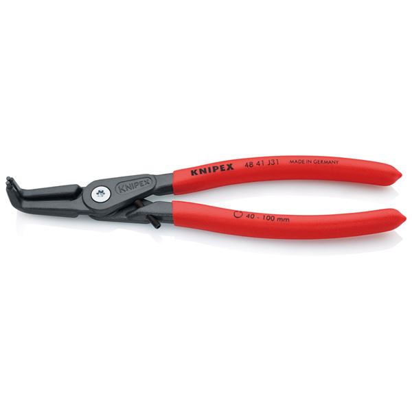 KNIPEX クニペックス 4841-J31 穴用 細やか スナップリングプライヤー 曲 ストッハ 物の具 物の具 DIY 進め方物の具 物の具 ペンチ