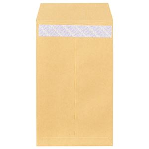 (まとめ) ピース R40再生紙クラフト封筒 テープのり付 角8 85g/m2 843 1パック(100枚) 【×10セット】|BONATHIA