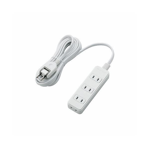 (まとめ)エレコム 電源タップ T-S02-2430WH【&times;5セット】｜BONATHIA