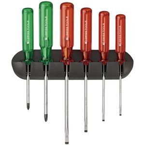 PB SWISS TOOLS 245 ドライバーセット ホルダー付 6本組 工具 ツール DIY 作業工具 道具 ドライバー