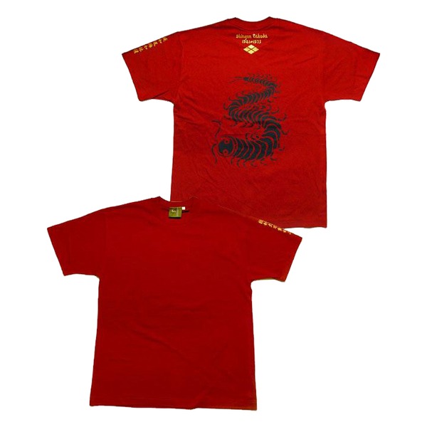 戦国武将Tシャツ 【武田信玄 復刻】 XSサイズ えんじ 半袖 綿100% 〔Uネック おもしろ〕