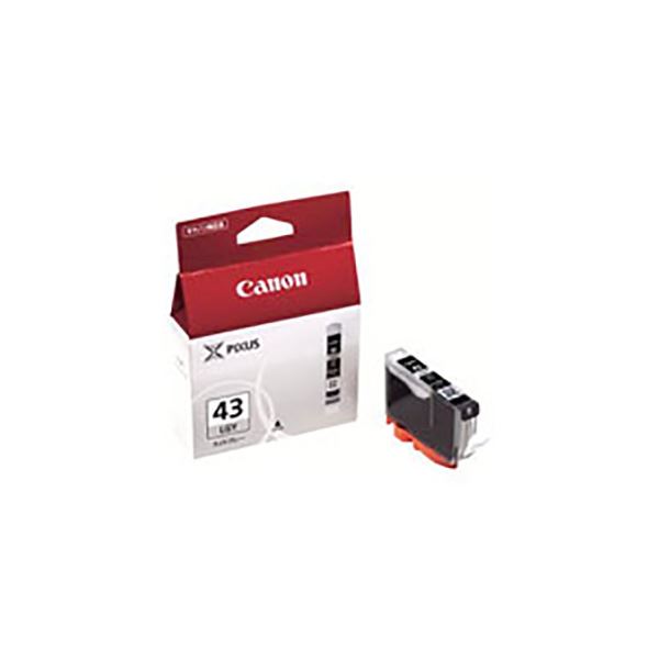 (お役目用5書き割り) 【完全無欠品】 Canon 加農砲 インキ薬莢/トナーカートリッジ 【6383B001 BCI-43LGY ともし火薄墨色】