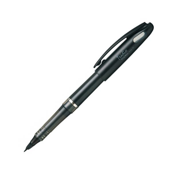 (まとめ) ぺんてる トラディオ・プラマン 黒TRJ50-A 1本 【×30セット】