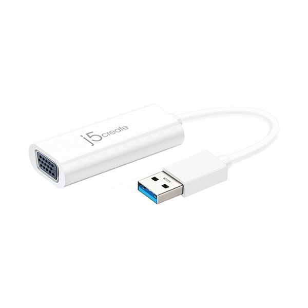 j5 Create USB3.0 toVGA か細い 見せびらかす アダプタ 白いこと JUA214 1個