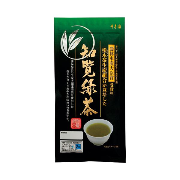 (まとめ）寿老園 知覧緑茶 100g【×10セット】【代引不可】 4,428円