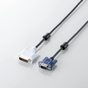 5個書き割り エレコム DVI-D-Sub15いの一番取り替えっこ有線テレビ CAC-DVA15BKX5