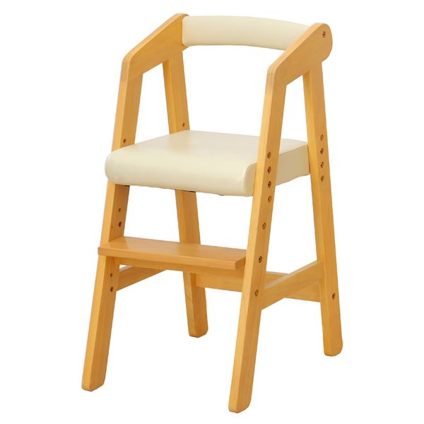 キッズハイチェア ナチュラル 【組立品】【代引不可】|BONATHIA