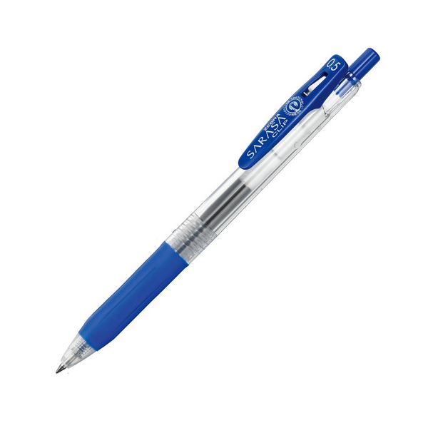 (まとめ) ゼブラ ゲルインクボールペン サラサゼムクリップ 0.5粍 青 JJ15-BL 1本  【×100仕掛ける】