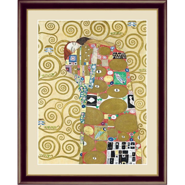 〔 グスタフ・クリムトの代表作 〕 F6号 抱擁 クリムト展 ウィーンと日本 GUSTAV KLIMT グスタフ クリムト｜BONATHIA