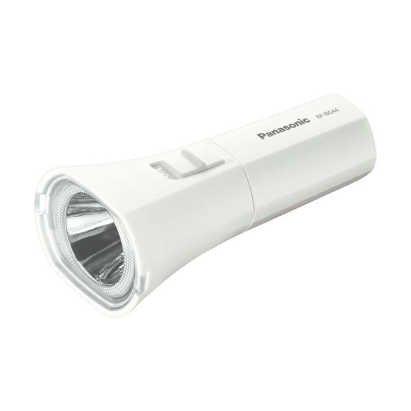（まとめ）パナソニック LED懐中照明ランプ 蓄電池エボルタNEO単4形3本付 BF-BG44K-W 1個 【×5書き割り】