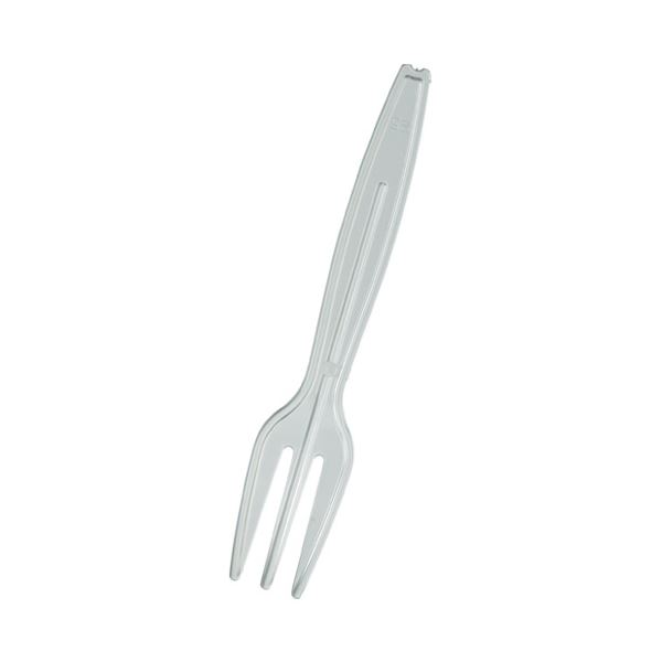 （まとめ） サンナップ 袋入りミニフォーク90mmクリア 100本入【×30セット】 8,033円