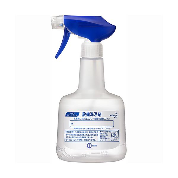 (まとめ)花王 設備洗浄剤 業務用 つめかえスプレー容器 600ml 1本 【×10セット】