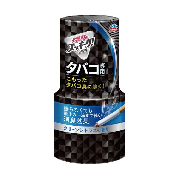 (まとめ)アース製薬 お部屋のスッキーリ!タバコ用 クリーンシトラス 400ml 1セット(3個)【×5セット】|BONATHIA