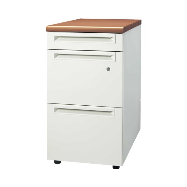 プラス 脇机3段 UJ-047A-A3 T2/W4 引出A - 商品メイン画像