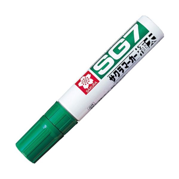 (まとめ) サクラクレパス 油性マーカー SG7 極太 みどり JGK#29 1本 【×30セット】|BONATHIA