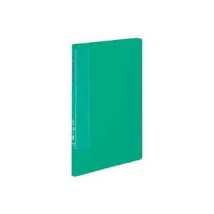 （まとめ）コクヨ せつ然たる読みもの（ウェーブカットポケット・据えつける式） A4タテ 20隠し 背幅17粍 緑 ラ-T560G 1冊 【×10書き割り】