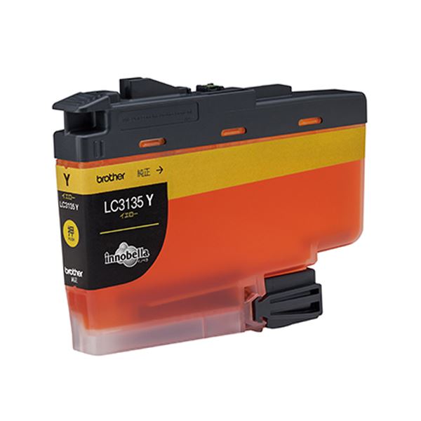 BROTHER(茶飲み友だち) 完全無欠 インキ薬莢 黄色 超大電気容量 LC3135Y