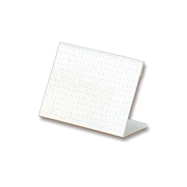 百獣の王事務器 歌留多立L型（生まれ変わりPET脂製） W100×H65粍 L-100K 1仕掛ける（20個） 【×10仕掛ける】