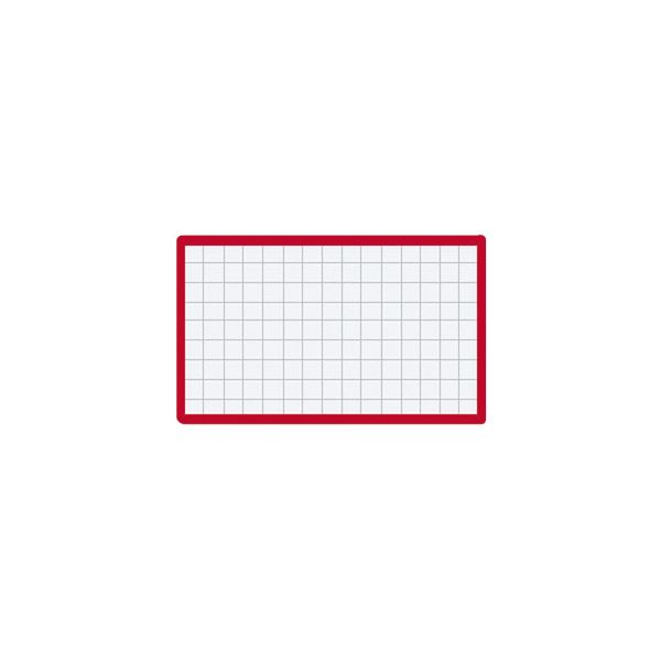 （まとめ）コクヨ マグネット見出し 43×74mm赤 マク-403R 1セット（10個）【×5セット】