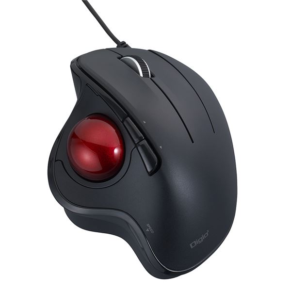 Digio2 有線 角度可変親指トラックボール 5ボタン/光学式 ブラック MUS-TUIF181BK 5,176円