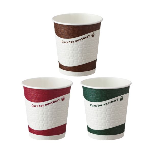 TANOSEE 断熱レリーフカップ Brick Avenue 250ml(8オンス)1セット(1000個:50個×20パック)|BONATHIA