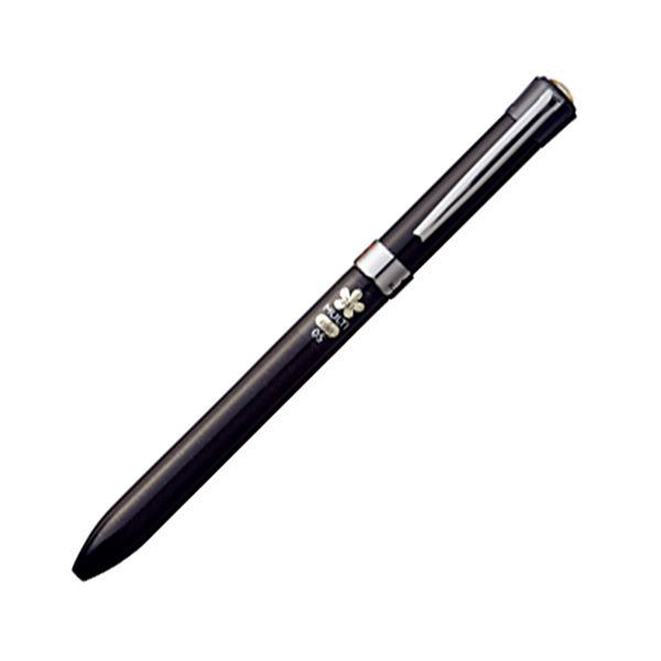 (まとめ) 三菱鉛筆 多役立つこと書きもの ジェット機流れFつづき物 0.5粍 （軸色 ルミナスブラック） MSXE370105.24 1本  【×10書き割り】