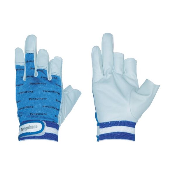(まとめ) ペンギンエースジャパン 開けはなし手の指 青碧 M大きさ TH-533 1双 【×3書き割り】