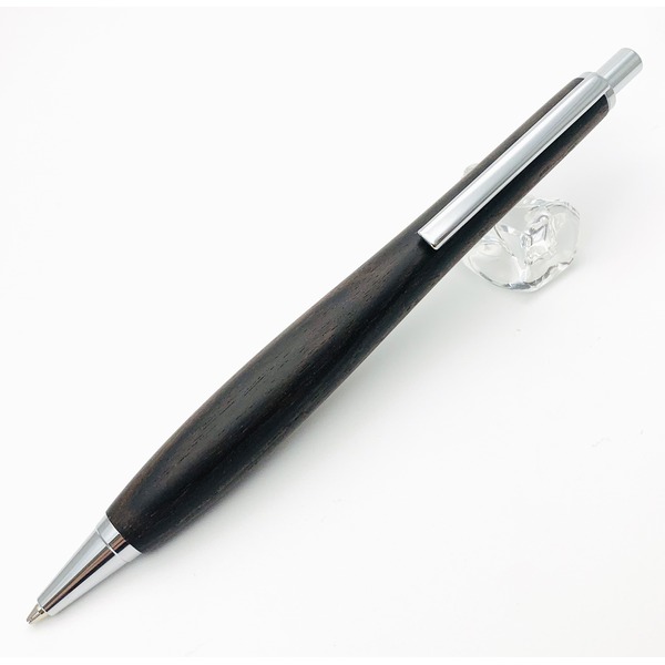 銘木材 ボールペン/文房具 【まっ黒 味わいたん】 日本製 0.7粍 文具 執務室備品 ステーショナリー