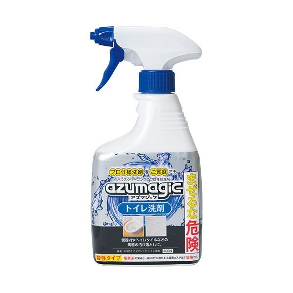 (まとめ) アズマ工業 アズマジック 室内用便器中性洗剤 400ml 707609530 1本 【×5書き割り】