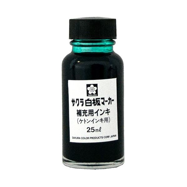 (まとめ) サクラクレパス 白板マーカー 補充インキ ケトンタイプ 25ml みどり HWBKケトン#29 1個 【×30セット】