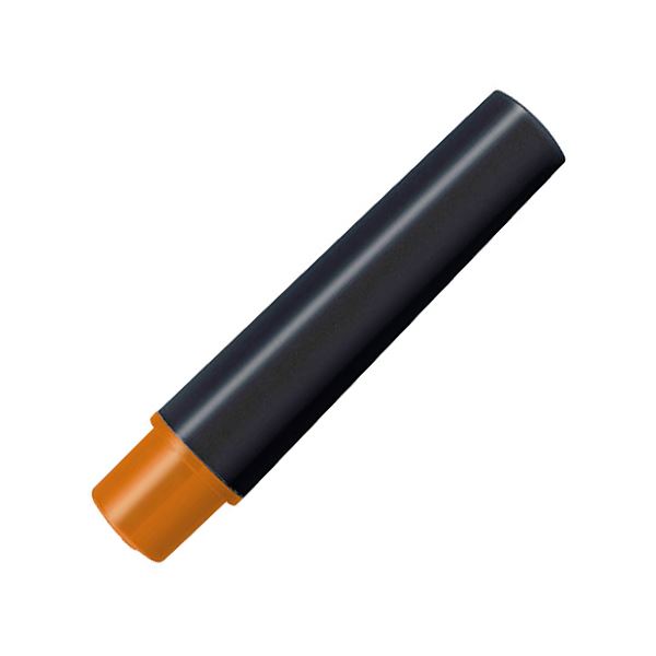(まとめ) ゼブラ 水性マーカー紙用マッキー（太+細）用インクカートリッジ オレンジ RWYT5-OR 1パック（2本） 【×100セット】