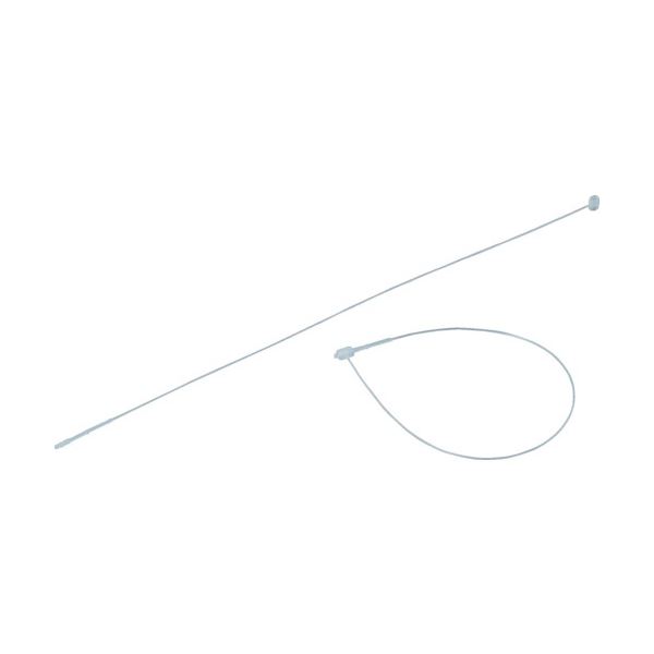 (まとめ) TRUSCO タグ付け用ループ 210mm ナチュラル TTF-210-NR 1袋(100本) 【×30セット】