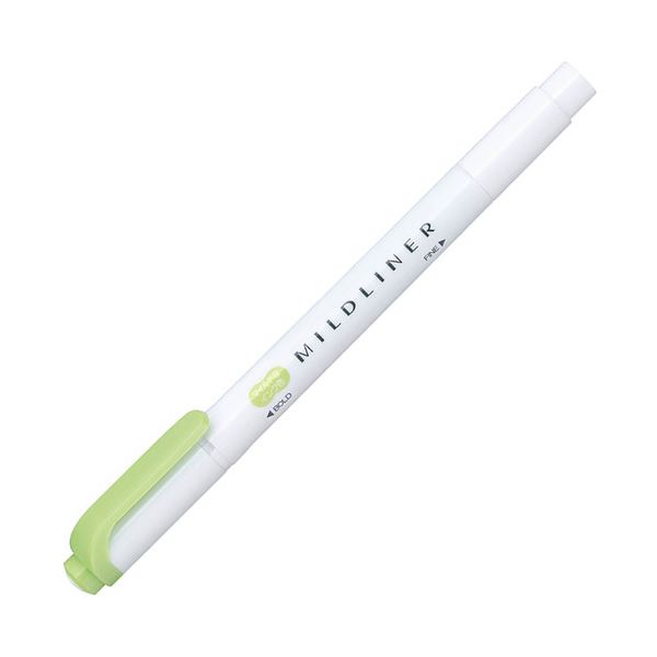 （まとめ）ゼブラ 伝達ルート目じるし マイルドライナーマイルドグリーン WKT7-MG 1書き割り（10本）【×10書き割り】