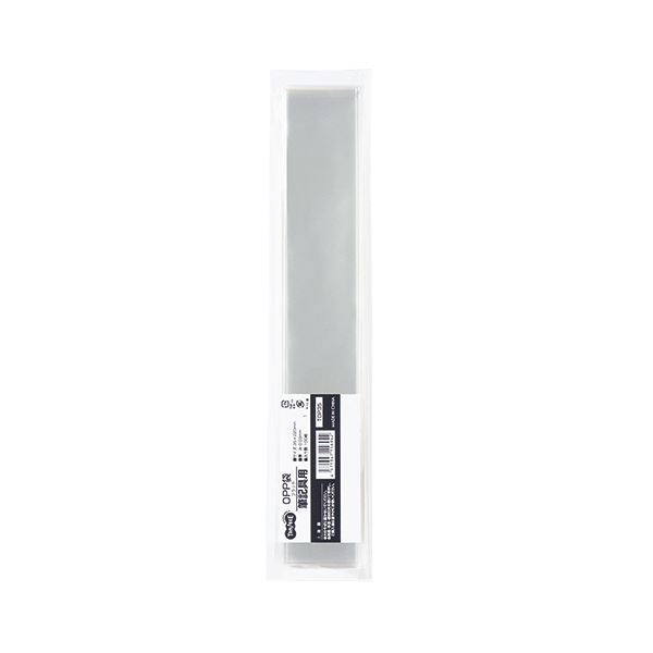 (まとめ) TANOSEE OPP袋 フラット 筆記具用 35×220mm 1セット（1000枚：100枚×10パック） 【×10セット】