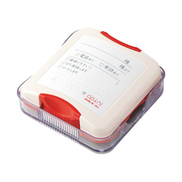 （まとめ）シヤチハタ オピニふせん用おぼえ書き消し印 電話を掛ける＆短い訪問（×20書き割り）