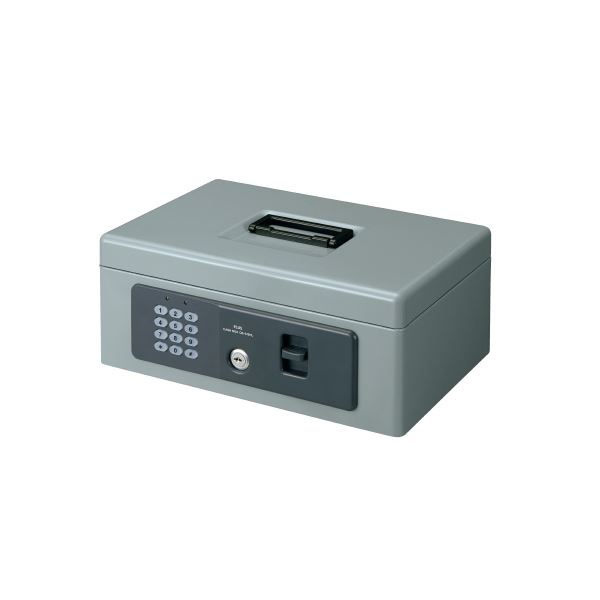 プラス 電子ロック手提金庫 S CB-030HL グレー|BONATHIA