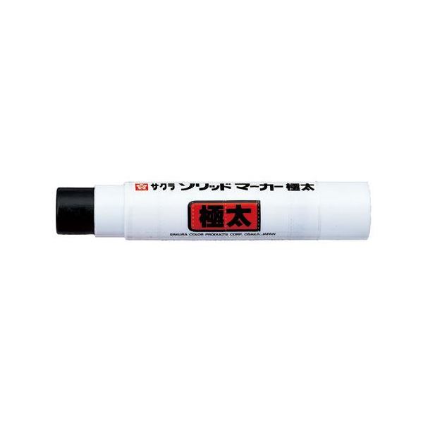 (まとめ）サクラクレパス ソリッドマーカー極太 SC-L#49 黒【×10セット】 6,490円