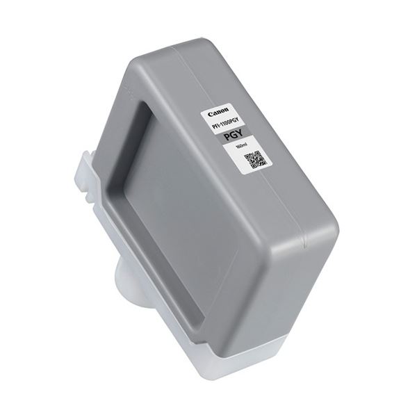 キヤノン インキ貯蔵タンクPFI-1100PGY 映し絵薄墨色 160ml 0857C001 1個