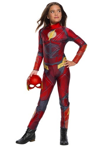 Justice League 女の子s Flash コスチューム ハロウィン 子ども コスプレ 衣装 仮装 こども イベント 子ども パーティ ハロウィーン 学芸会 学園祭 学芸会 ショー お遊戯会 二次会 忘年会 新年会 歓迎会 送迎会 出し物 余興 誕生日 発表会