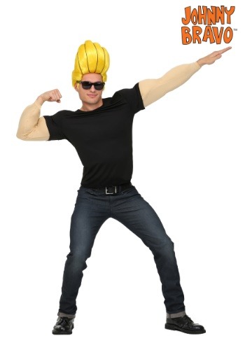 Johnny Bravo 大きいサイズ Men's コスチューム ハロウィン メンズ コスプレ 衣装 男性 仮装 男性用 イベント パーティ ハロウィーン 学芸会