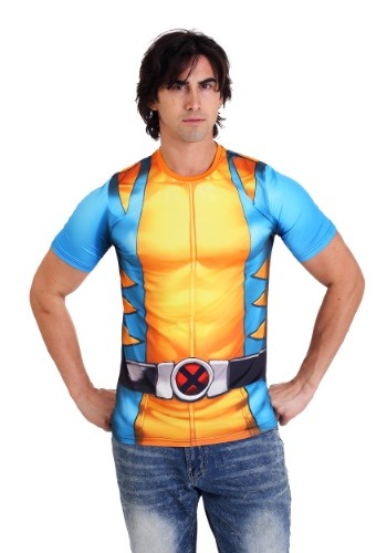 X-Men Wolverine コスチューム Men's Tee ハロウィン メンズ コスプレ 衣装  男性 仮装  男性用 イベント パーティ ハロウィーン 学芸会