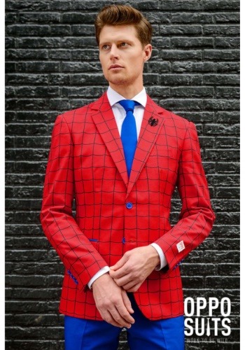 \29・30日 全品P5倍/Men's OppoSuits スパイダーマン Suit ハロウィン メンズ コスプレ 衣装 男性 仮装 男性用 イベント パーティ ハロウィーン 学芸会