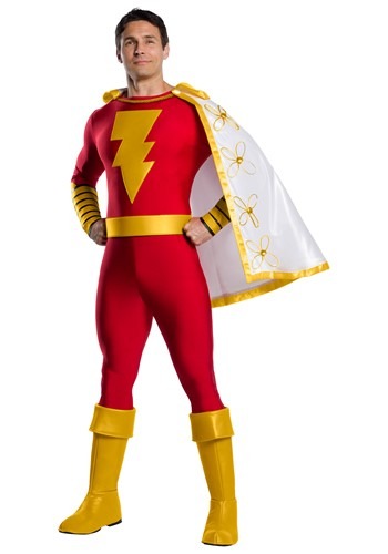 DC Classic 大人用 Shazam コスチューム ハロウィン メンズ コスプレ 衣装 男性 仮装 男性用 イベント パーティ ハロウィーン 学芸会