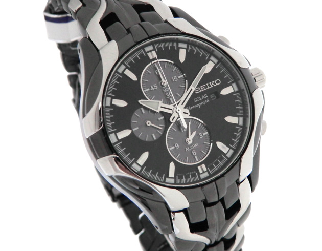 tu158 SEIKO セイコー SSC139 メンズ 腕時計 ソーラー クロノグラフ 並行輸入品 海外モデル ※中古