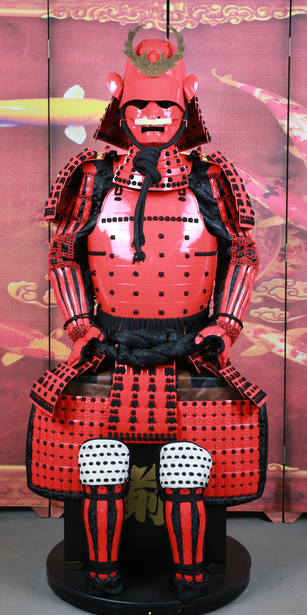 楽天市場】等身大 甲冑 赤備桶側 二枚胴当世具足 レプリカ 兜 鎧