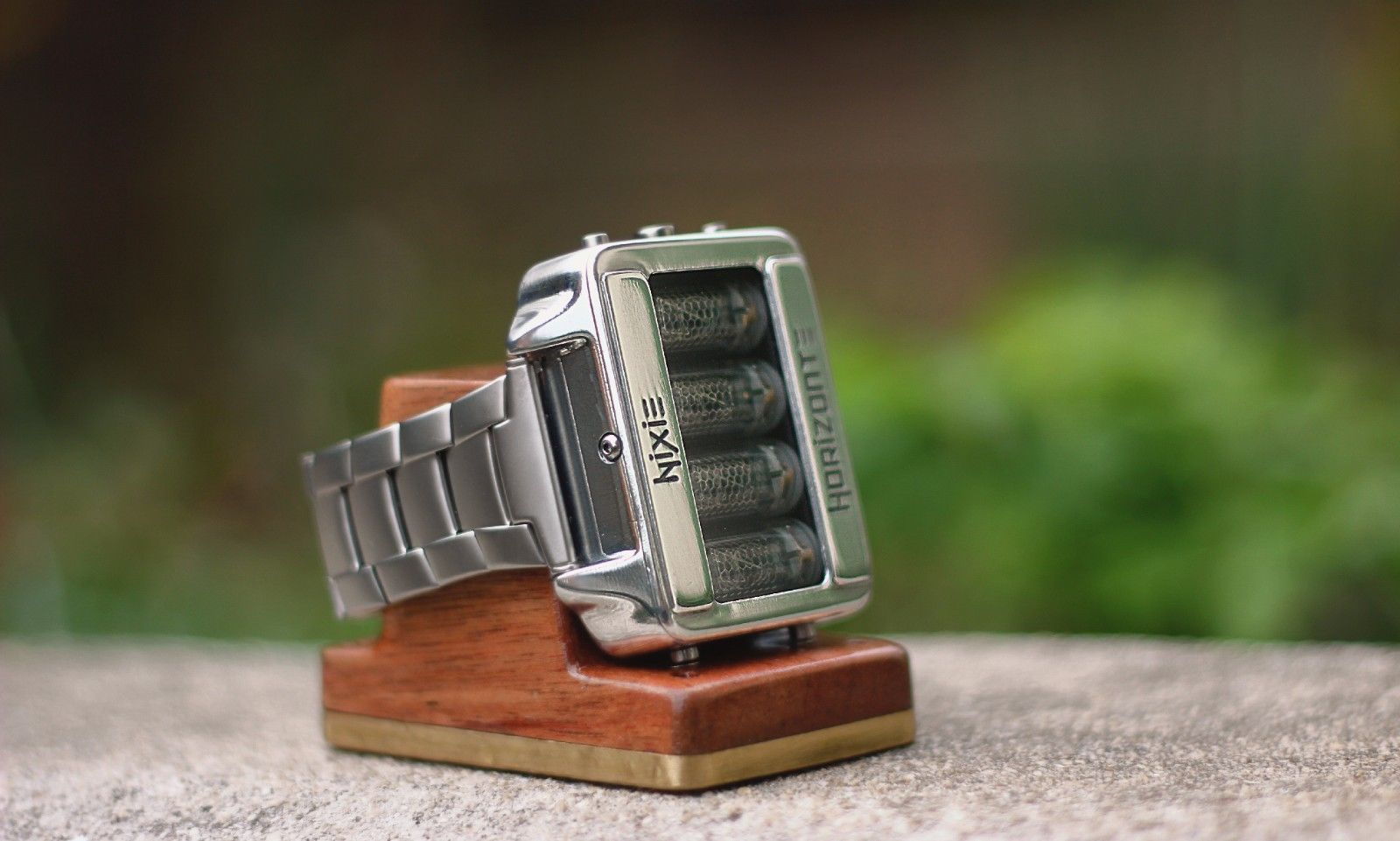 ニキシー管 レトロ ステンレス 腕時計 | ニキシー 管 時計 ウォッチ