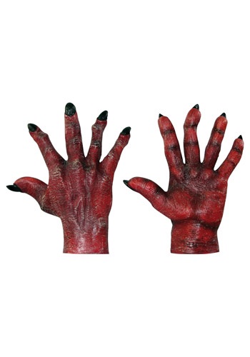 大人用 邪悪な レッド Hands クリスマス ハロウィン コスプレ 衣装  仮装 小道具 おもしろい  イベント パーティ ハロウィーン 学芸会 学園祭 学芸会 ショー お遊戯会 二次会 忘年会 新年会 歓迎会 送迎会 出し物 余興 誕生日 発表会
