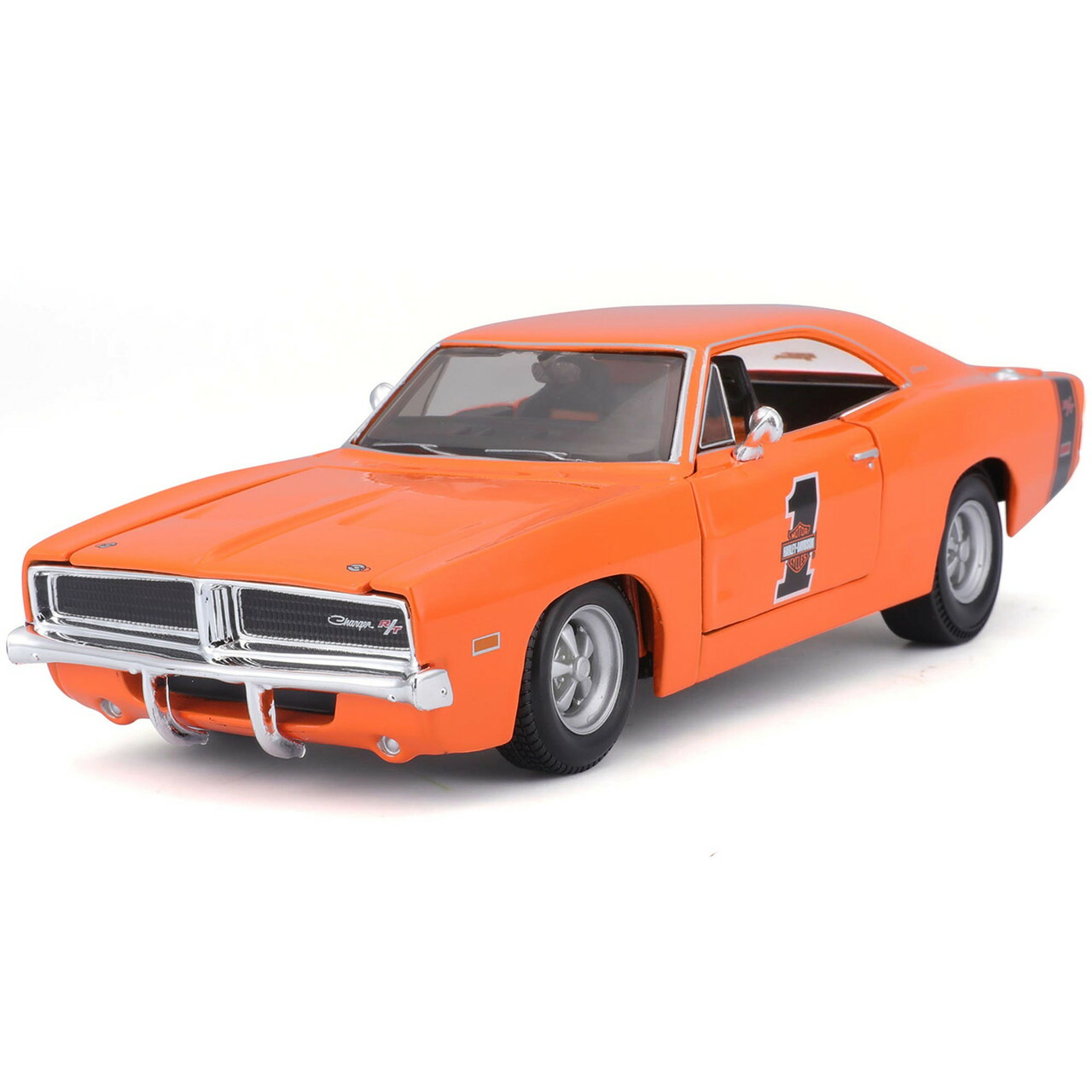 マイスト 1969 Harley Edition ダッジ Charger RT 1/24 スケール | ダイキャストカー ダイキャスト 車のおもちゃ 車 おもちゃ コレクション ミニチュア ダイカスト モデルカー ミニカー アメ車 ギフト プレゼント