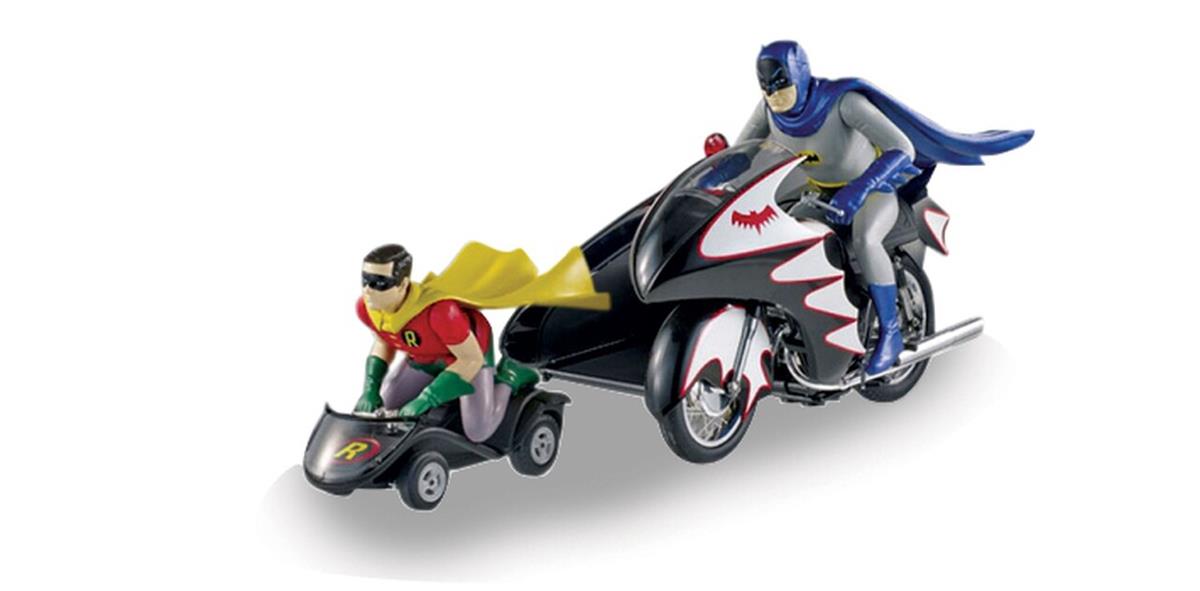 Mattel Batcyle Elite with Batman & Robin Figures 1/12 スケール グッズ | ダイキャストカー ダイキャスト 車のおもちゃ 車 おもちゃ コレクション ミニチュア ダイカスト モデルカー ミニカー アメ車 ギフト プレゼント